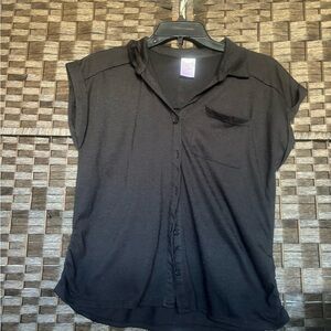 No Boundaries Black Button Down Shirt
